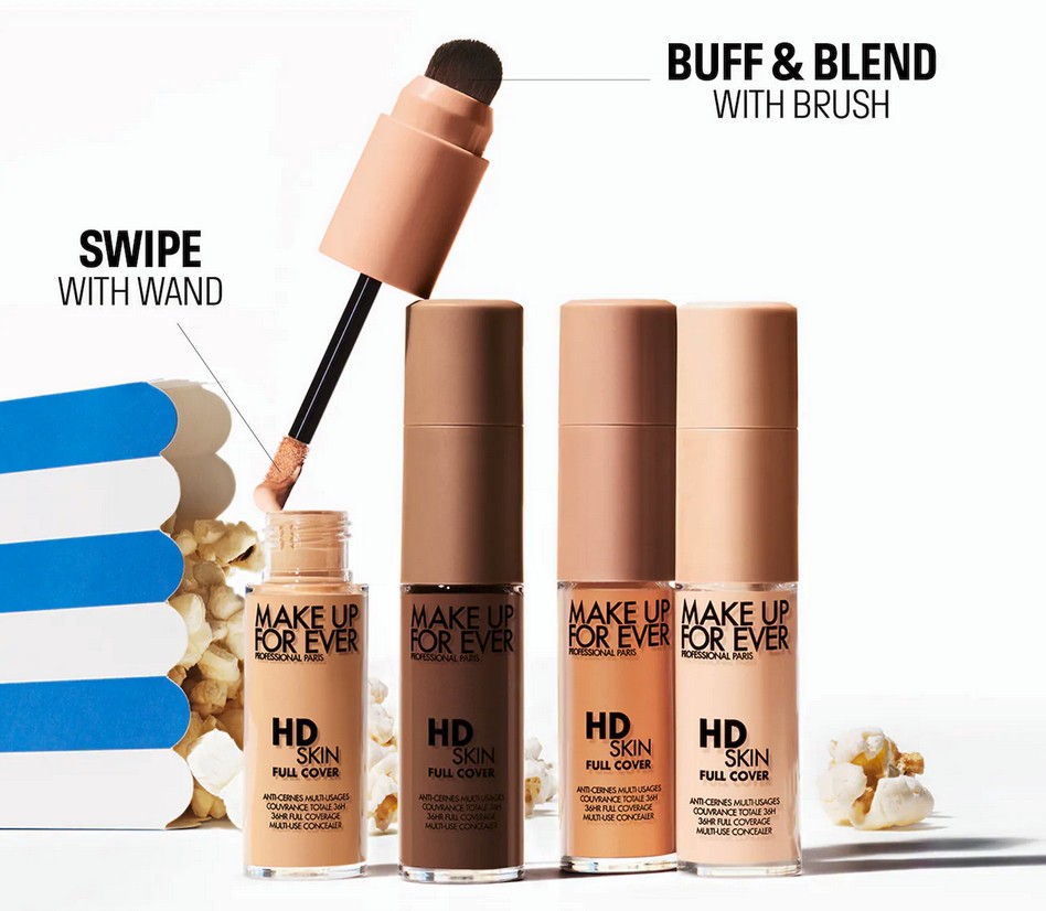 MAKE UP FOR EVER HD Skin Full Cover Multi-Use Waterproof Concealer with Niacinamide MAKE UP FOR EVER HD Skin Full Cover Multi-Use Waterproof Concealer with Niacinamide
