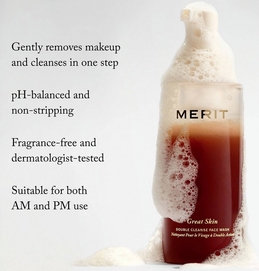 MERIT BEAUTY Great Skin Double Cleanse Face Wash MERIT BEAUTY Great Skin Double Cleanse Face Wash