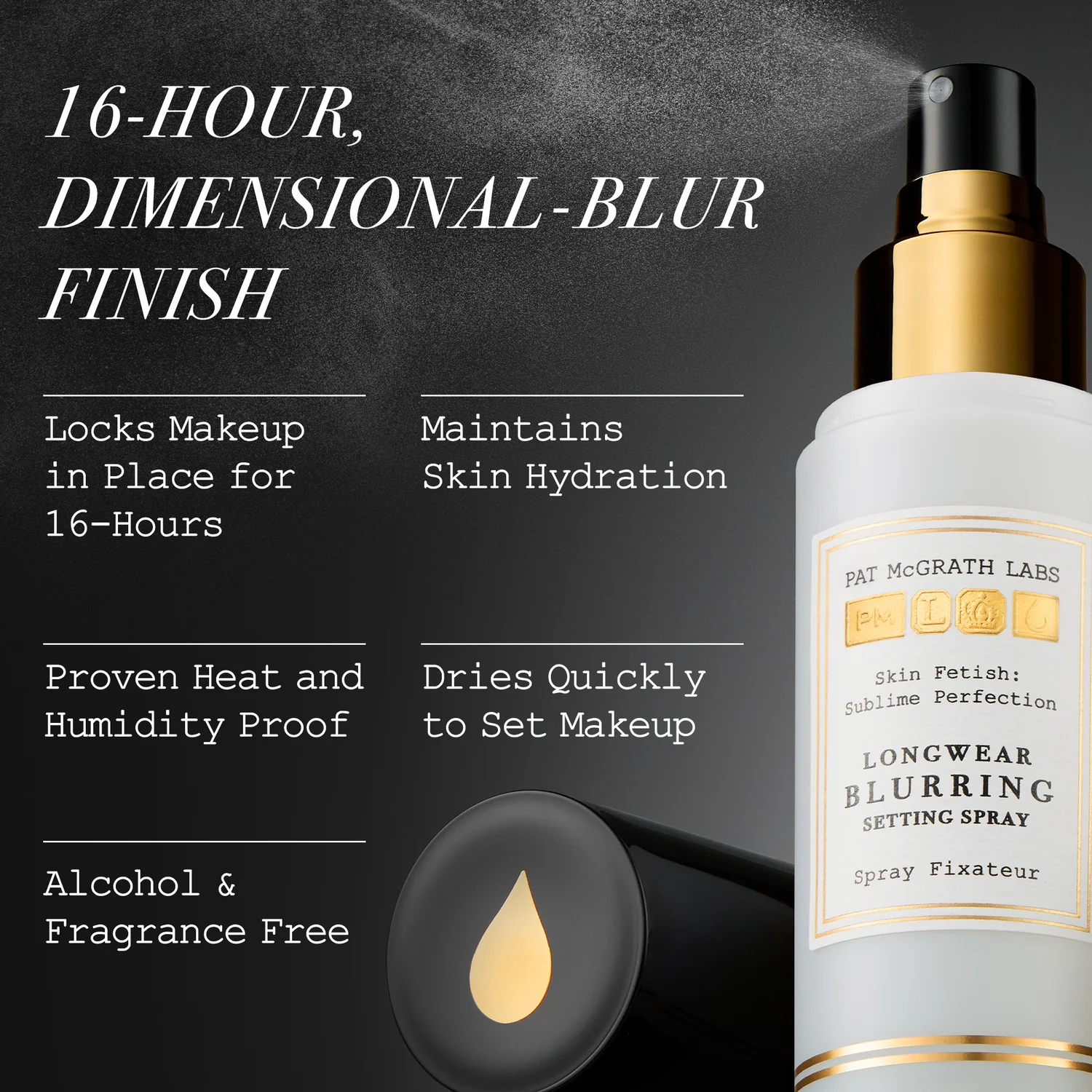 Pat Mcgrath Skin Fetish: Sublime Perfection Longwear Blurring Setting Spray Pat Mcgrath Skin Fetish: Sublime Perfection Longwear Blurring Setting Spray