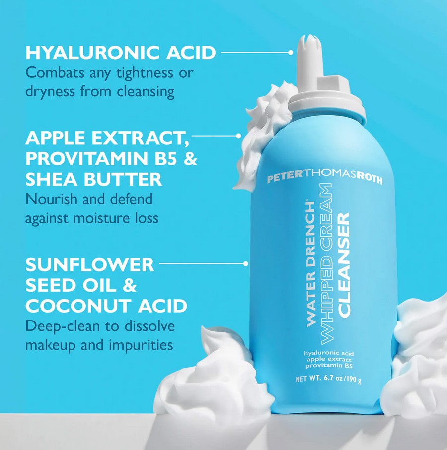 Peter Thomas Roth Water Drench® Whipped Cream Cleanser Peter Thomas Roth Water Drench® Whipped Cream Cleanser