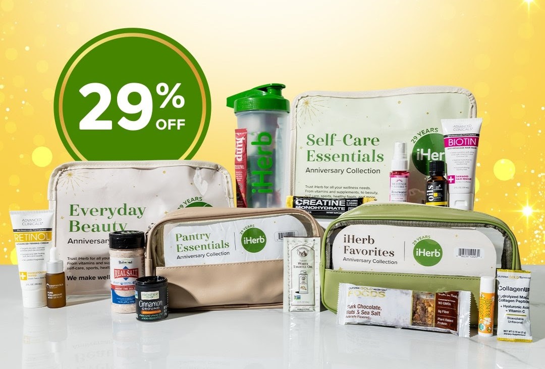 iHerb Limited-Edition Anniversary Gift Bags 2025