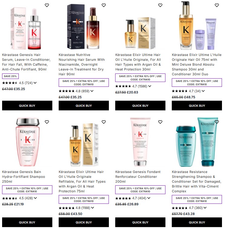 25% off Kérastase at Lookfantastic 25% off Kérastase at Lookfantastic