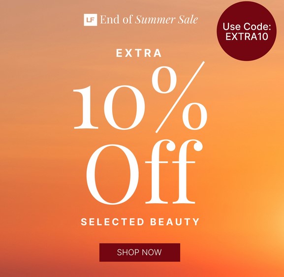 Up to 40% off sale at Lookfantastic