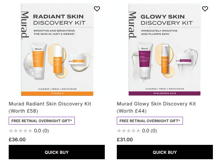 Murad Discovery Kits at Lookfantastic Murad Discovery Kits at Lookfantastic