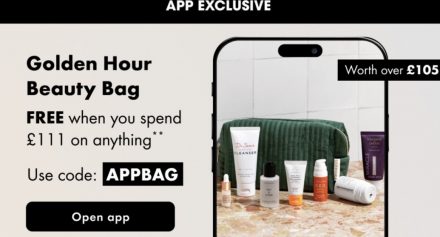 Sephora UK Golden Hour Beauty Bag 2025