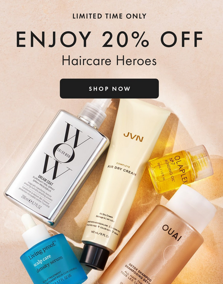 20% off Haircare Heroes at Space NK