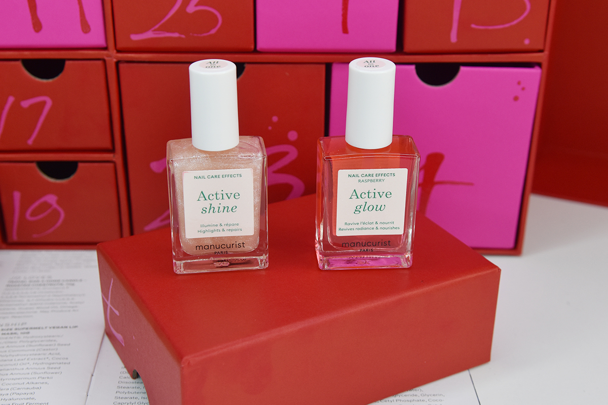 Manucurist Active Shine & Active Glow in Raspberry