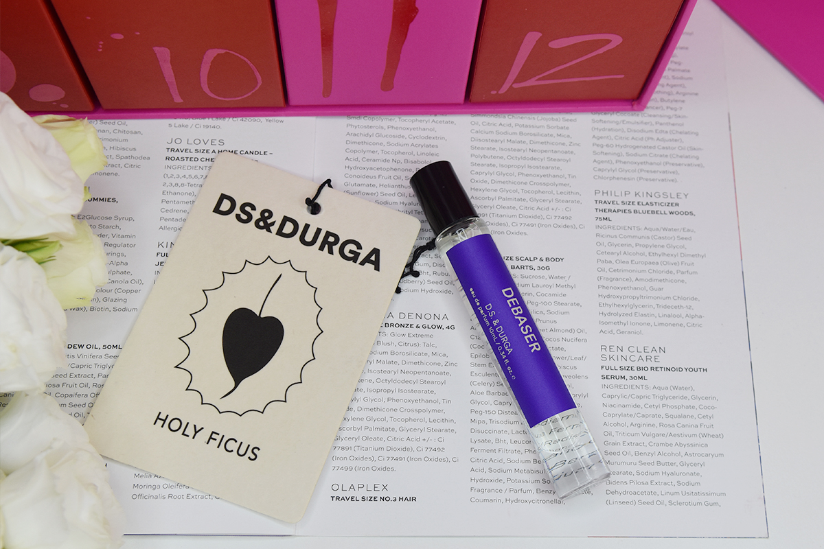 D.S. & DURGA Debaser Eau de Parfum Pocket Perfume and D.S. & DURGA Holy Ficus Car Fragrance