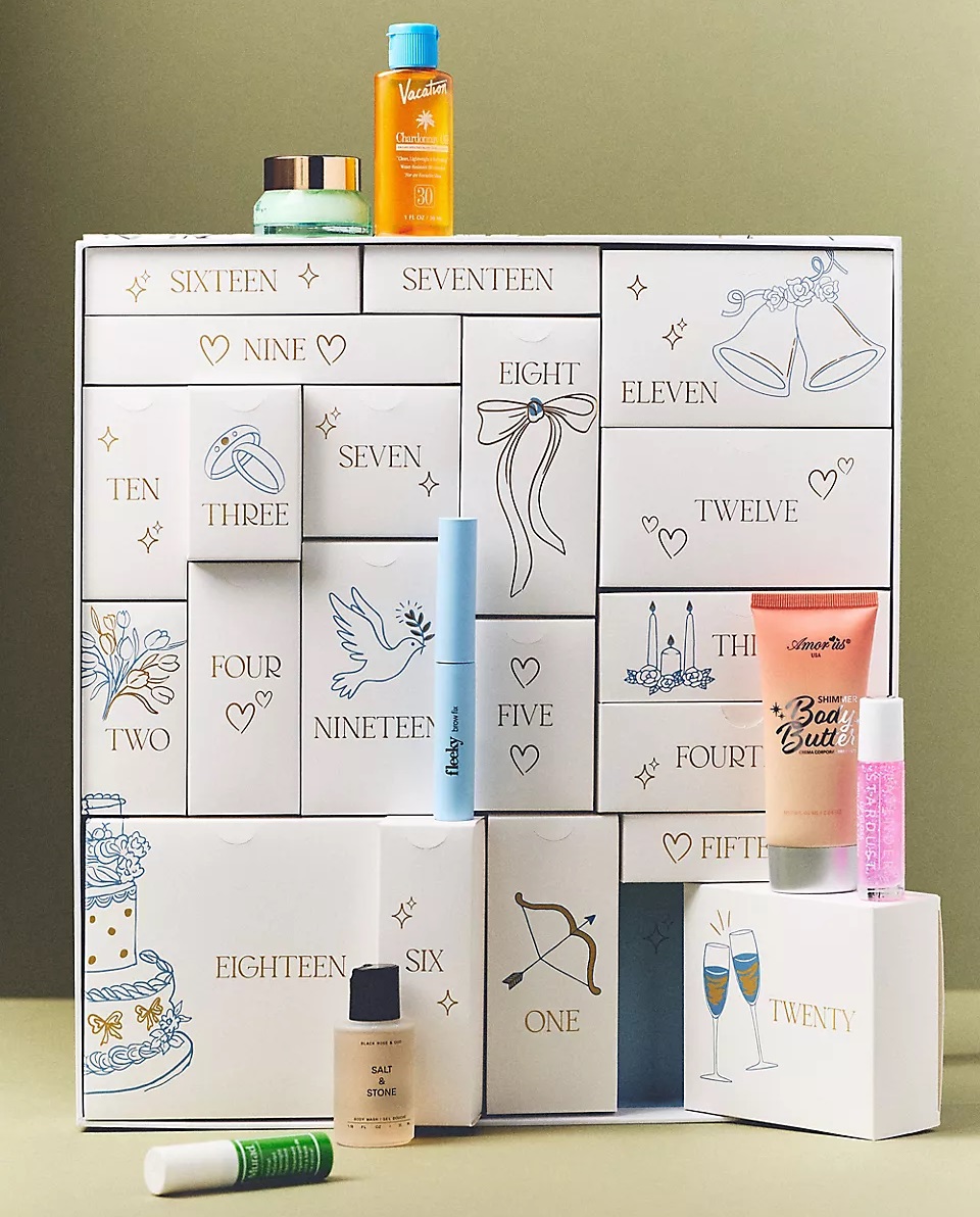 Anthropologie The Bridal "I Do" Countdown Beauty Gift Set 2025