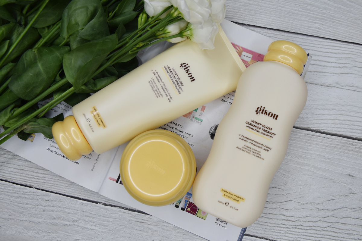 Gisou Honey Gloss Ceramide Therapy Hydrating Shampoo and Conditioner