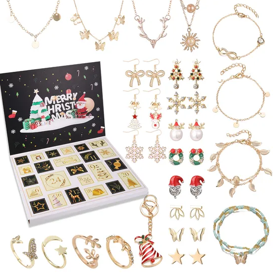 Leaper Christmas Advent Calendar of Fashion Jewelry Leaper Christmas Advent Calendar of Fashion Jewelry