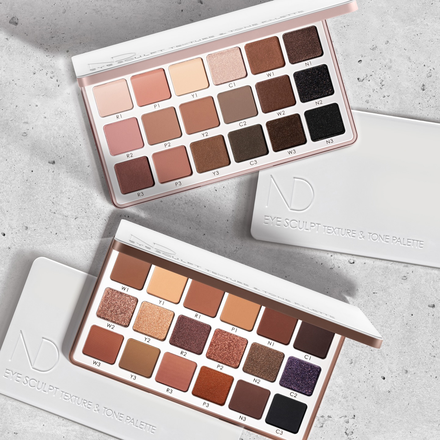 Natasha Denona Eye Sculpt Texture & Tone Midi+ Eyeshadow Palettes