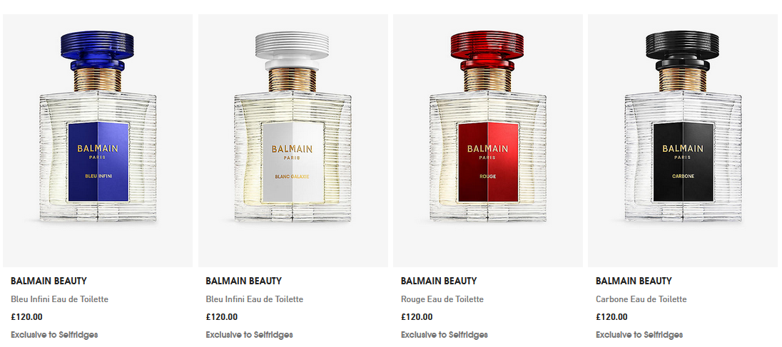 New Balmain fragrances at Selfridges New Balmain fragrances at Selfridges