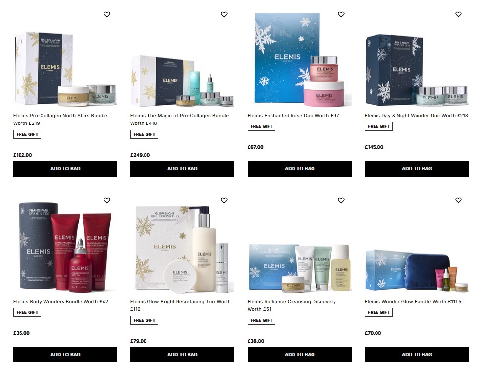 Elemis Holiday 2025 Gift Sets
