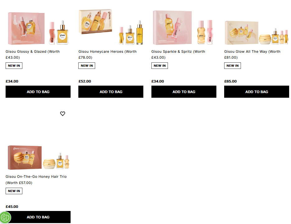 Gisou Holiday 2025 Gift Sets Gisou Holiday 2025 Gift Sets