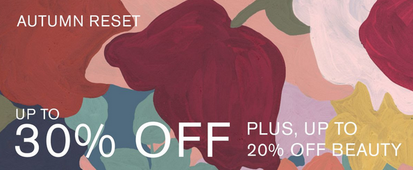 Up to 30% off at selected at Liberty + up to 20% off Beauty