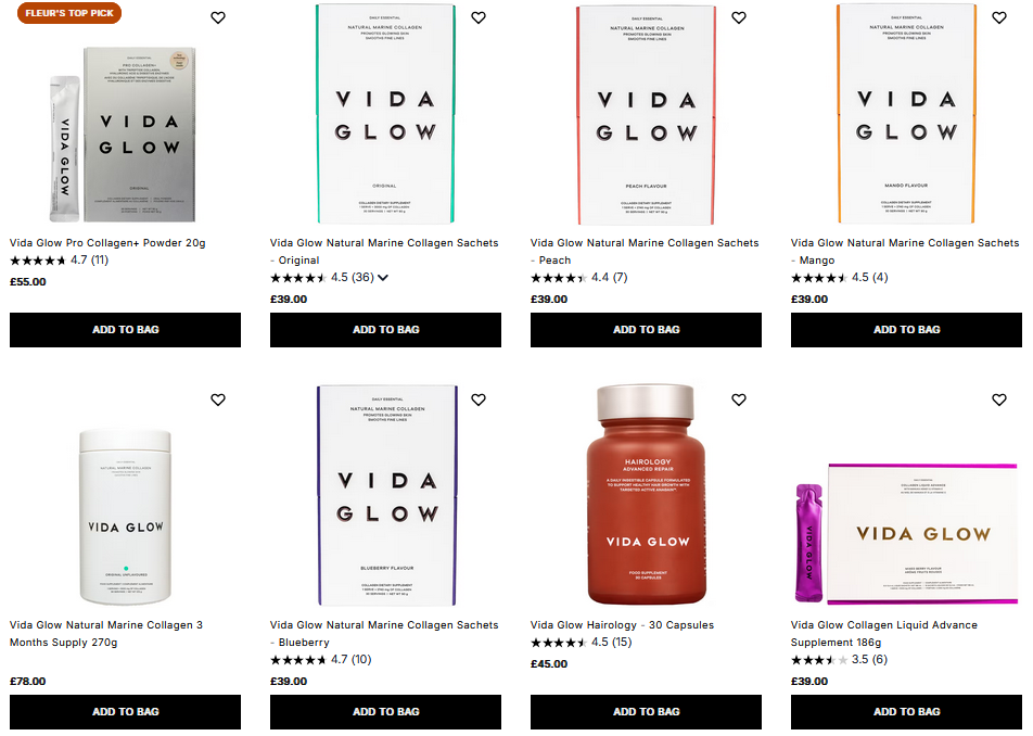 20% off Vida Glow at Cult Beauty
