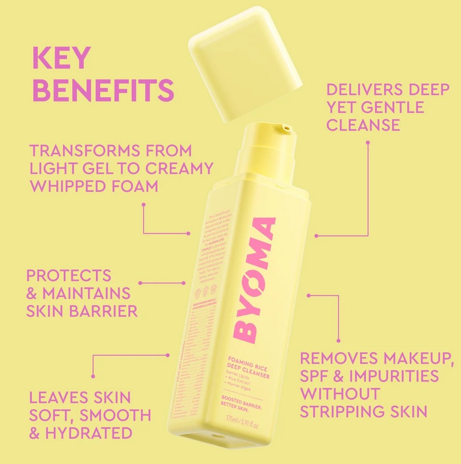 BYOMA Foaming Rice Deep Cleanser