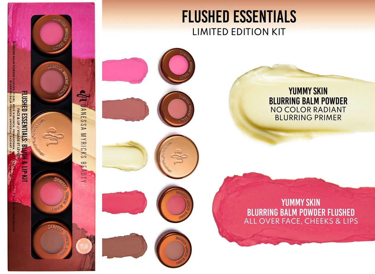 Danessa Myricks Flushed Essentials Blush & Lip Kit