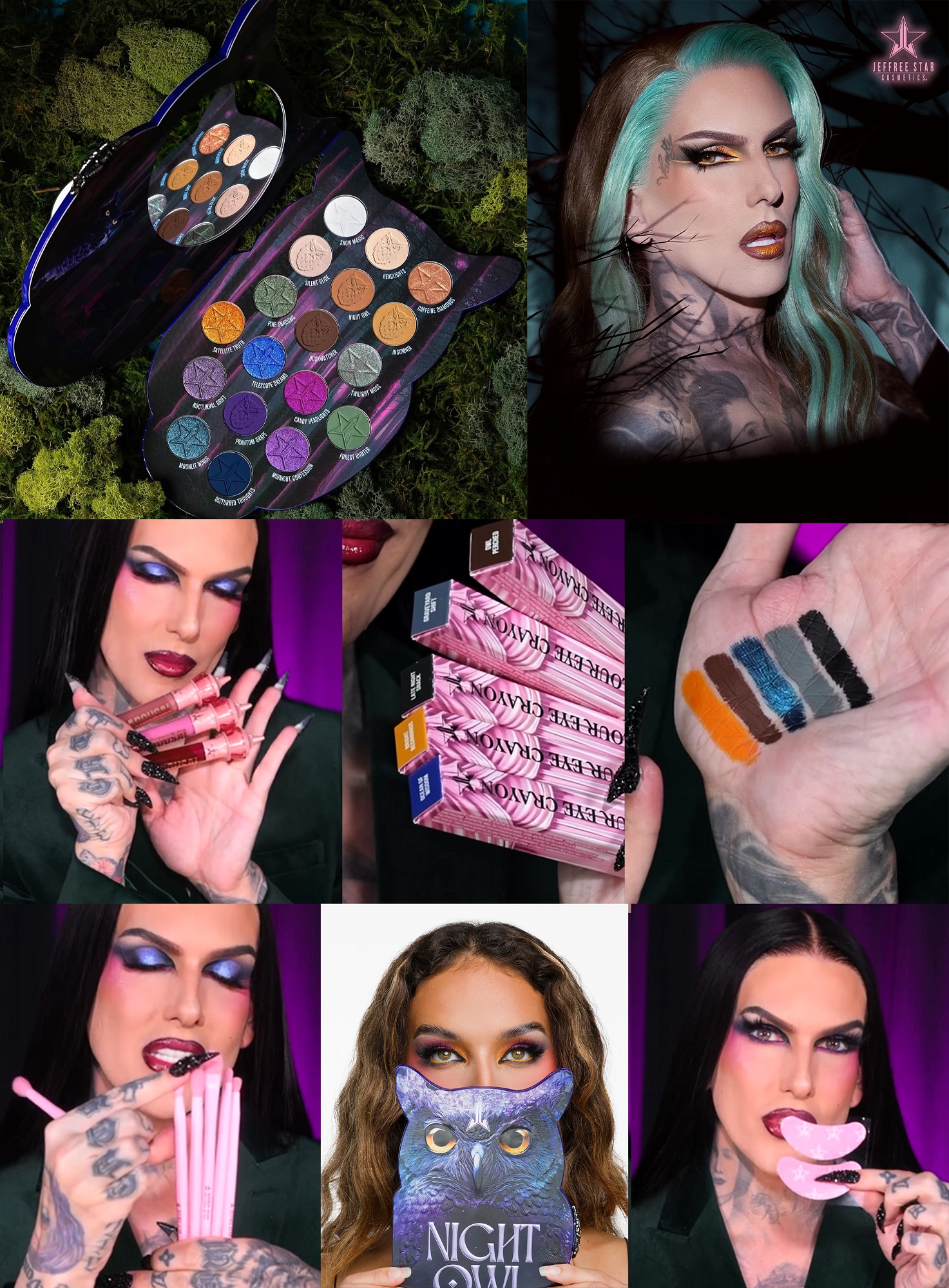 Jeffree Star Cosmetics The Night Owl Collection Jeffree Star Cosmetics The Night Owl Collection