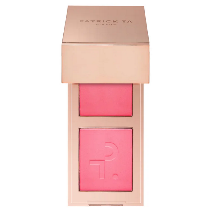 Patrick Ta Mini Major Headlines Double-Take Crème & Powder Blush Duo in She's That Girl