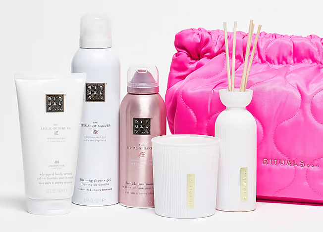 The Ritual of Sakura Cherry Blossom & Rice Milk Bath & Body Large Gift Set