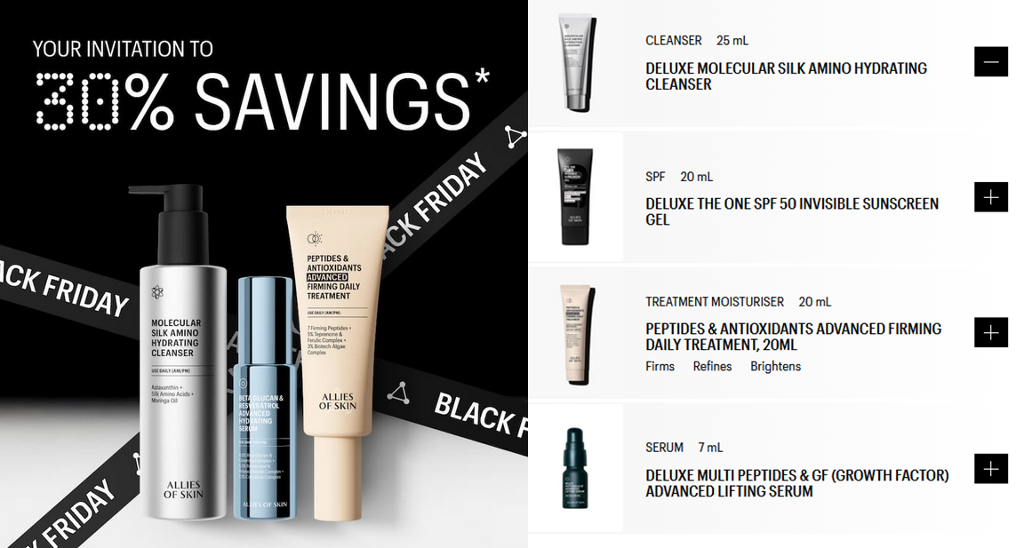 30% off sitewide at Allies of Skin