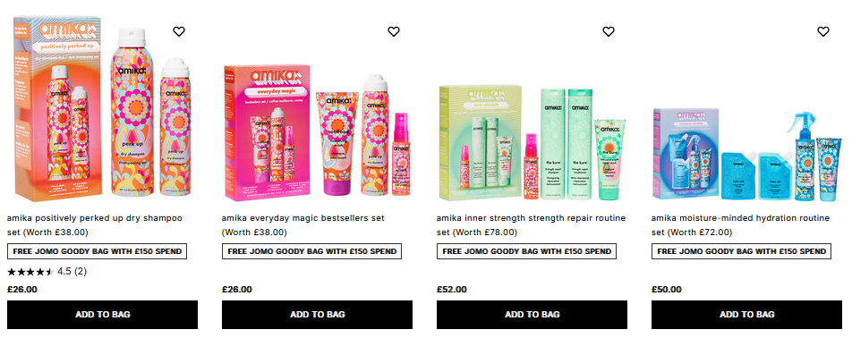 Amika Holiday Gift Sets