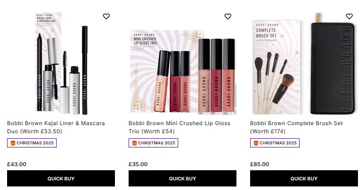 Bobbi Brown Holiday 2025 Gift Sets