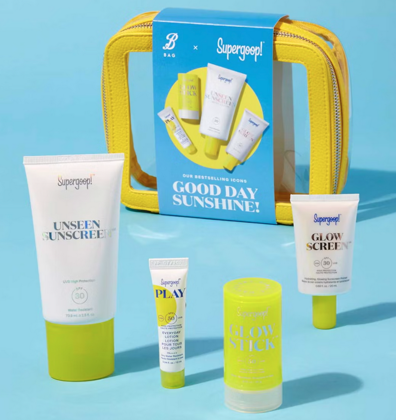 Boots x Supergoop! Beauty Bag Edit 2025 Boots x Supergoop! Beauty Bag Edit 2025
