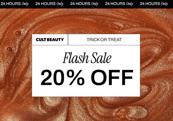 20% off your £50 haul at Cult Beauty