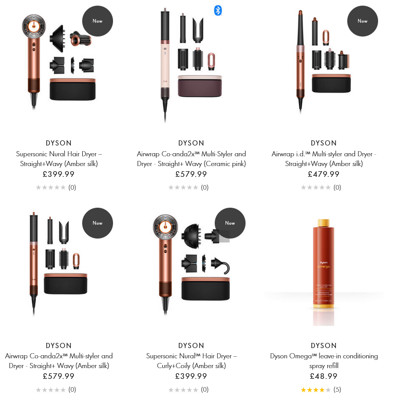 New Dyson collection at Space NK