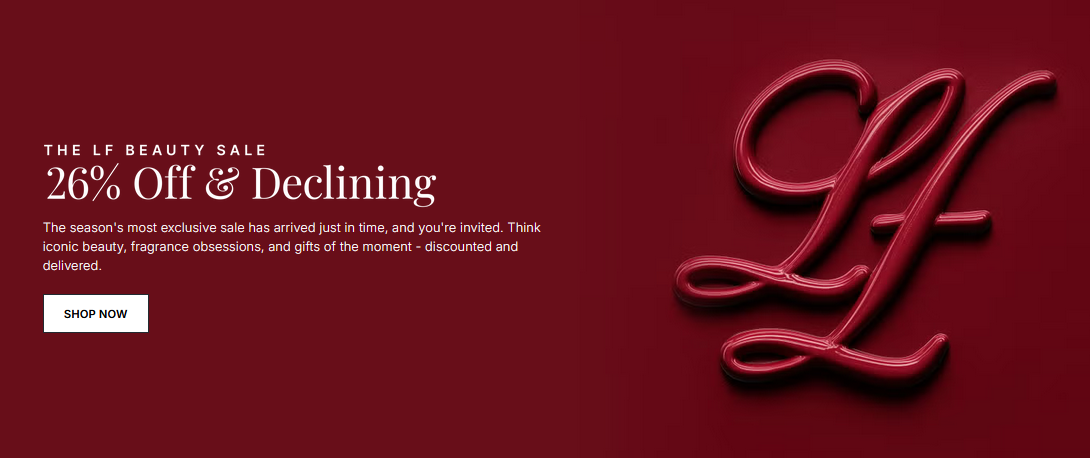 27% off selected and declining at Lookfantastic 27% off selected and declining at Lookfantastic