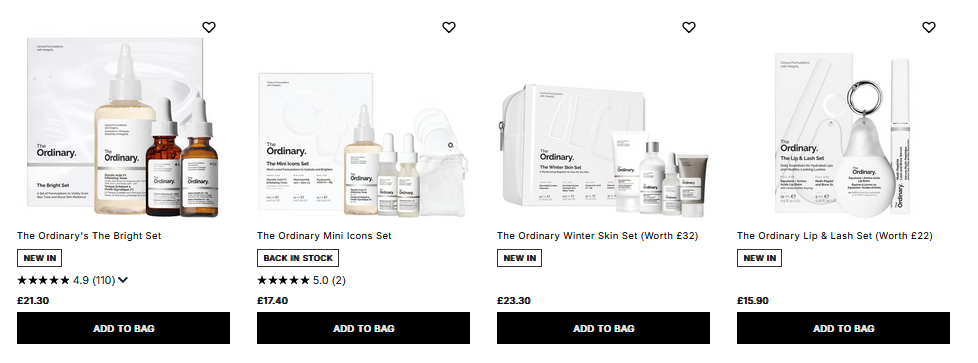 The Ordinary Holiday 2025 Gift Sets