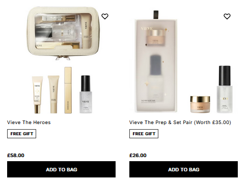 Vieve Holiday 2025 Gift Sets at Cult Beauty