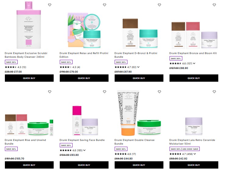 Up to 39% off Drunk Elephant at Lookfantastic Up to 39% off Drunk Elephant at Lookfantastic
