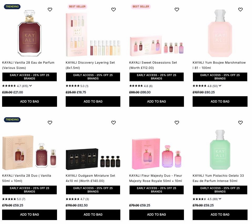 25% off KAYALI at Cult Beauty 25% off KAYALI at Cult Beauty