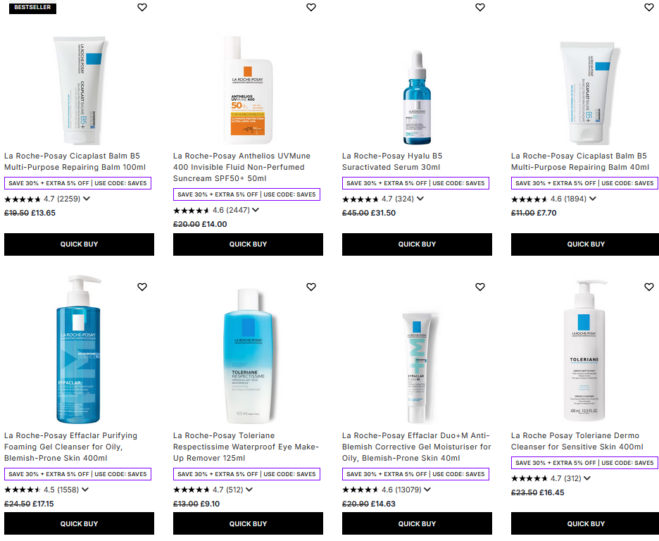 30% off La Roche-Posay at Lookfantastic 30% off La Roche-Posay at Lookfantastic