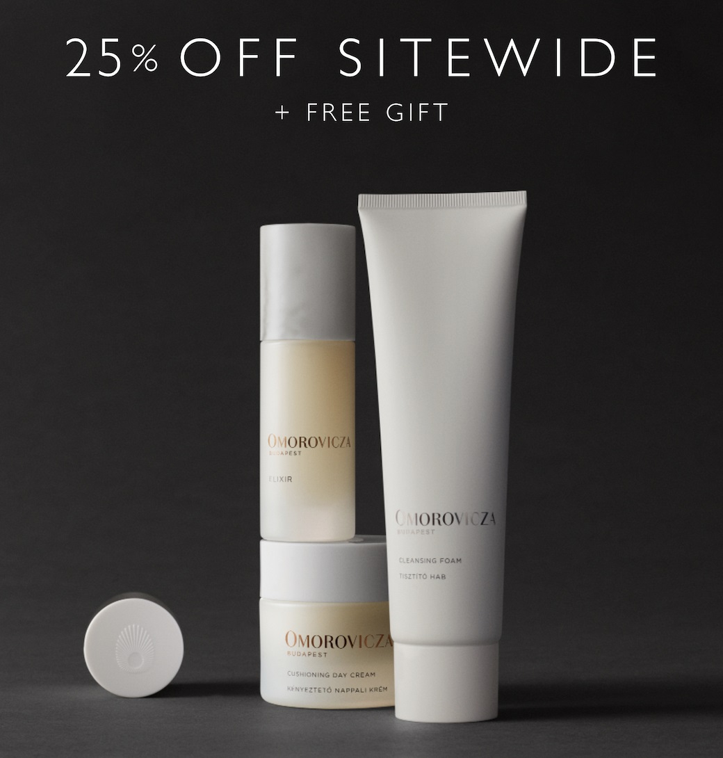 25% off sitewide at Omorovicza