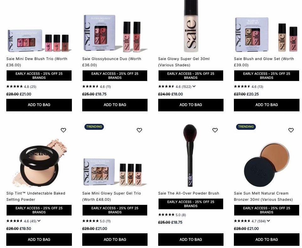 25% off Saie at Cult Beauty 25% off Saie at Cult Beauty