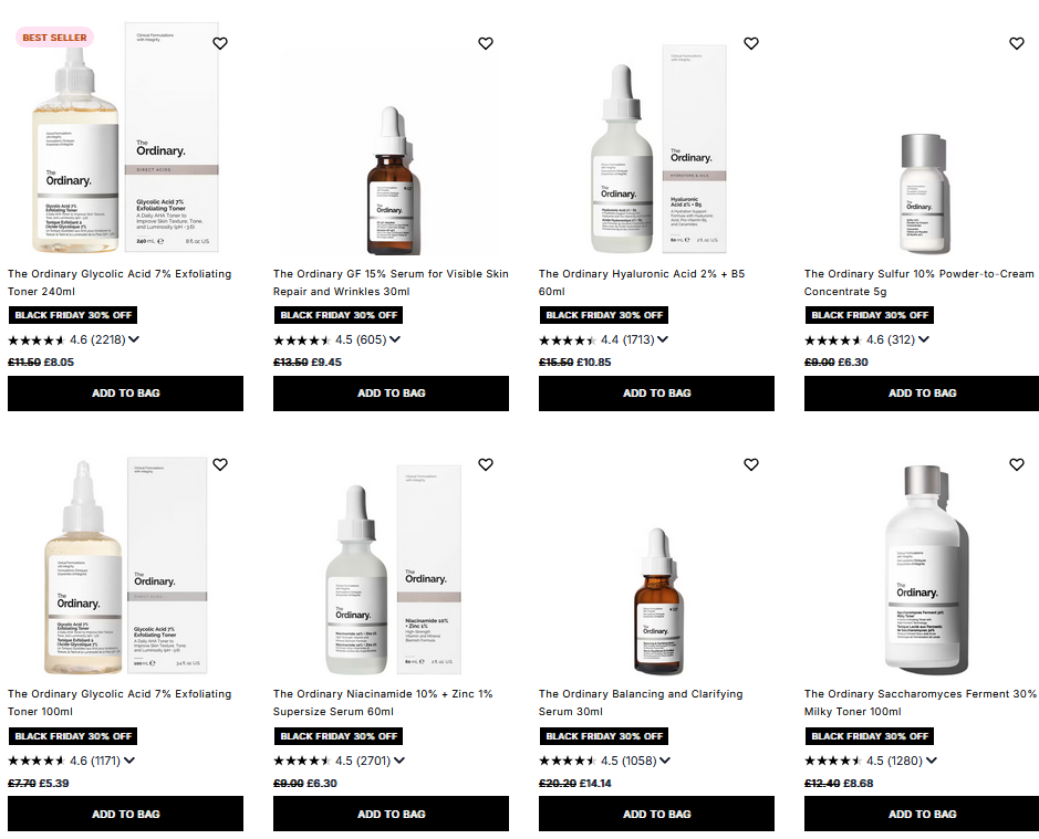 30% off The Ordinary at Cult Beauty 30% off The Ordinary at Cult Beauty