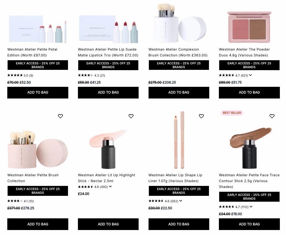 25% off Westman Atelier at Cult Beauty 25% off Westman Atelier at Cult Beauty