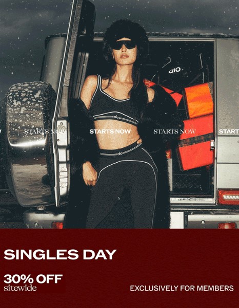 30% off sitewide at Alo Yoga