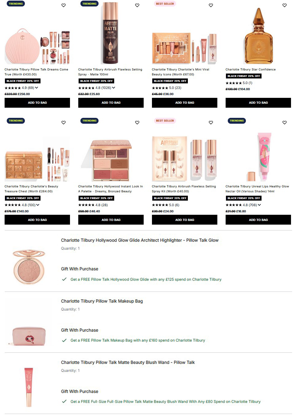20% off Charlotte Tilbury at Cult Beauty + free gifts 20% off Charlotte Tilbury at Cult Beauty + free gifts