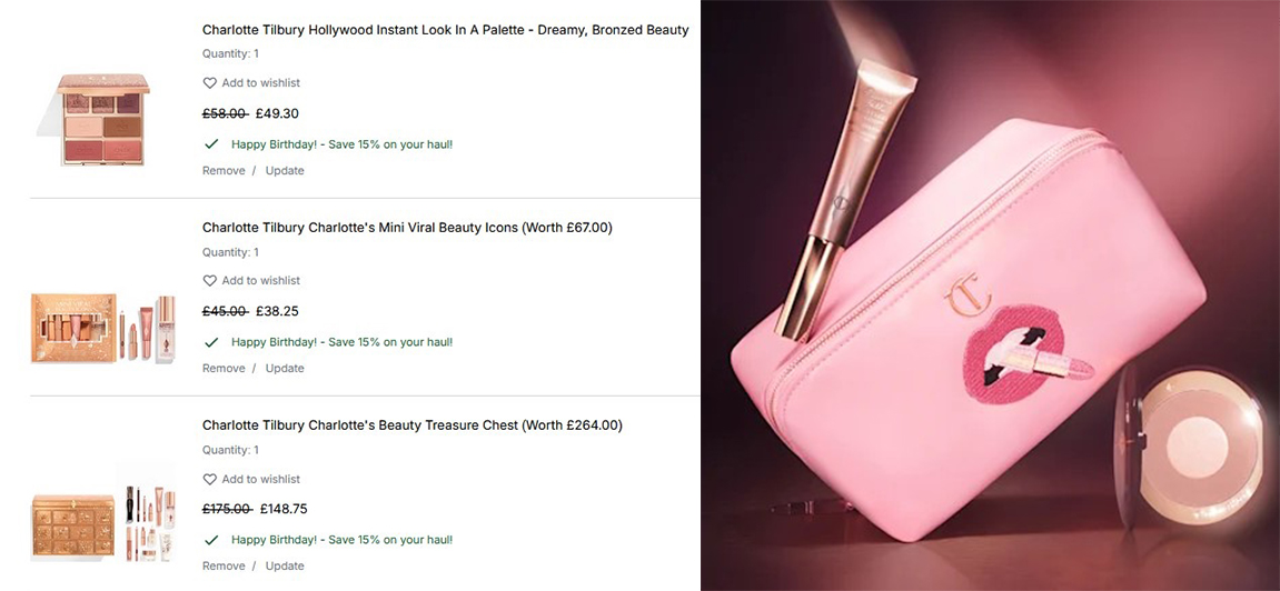 15% off Charlotte Tilbury at Cult Beauty 15% off Charlotte Tilbury at Cult Beauty