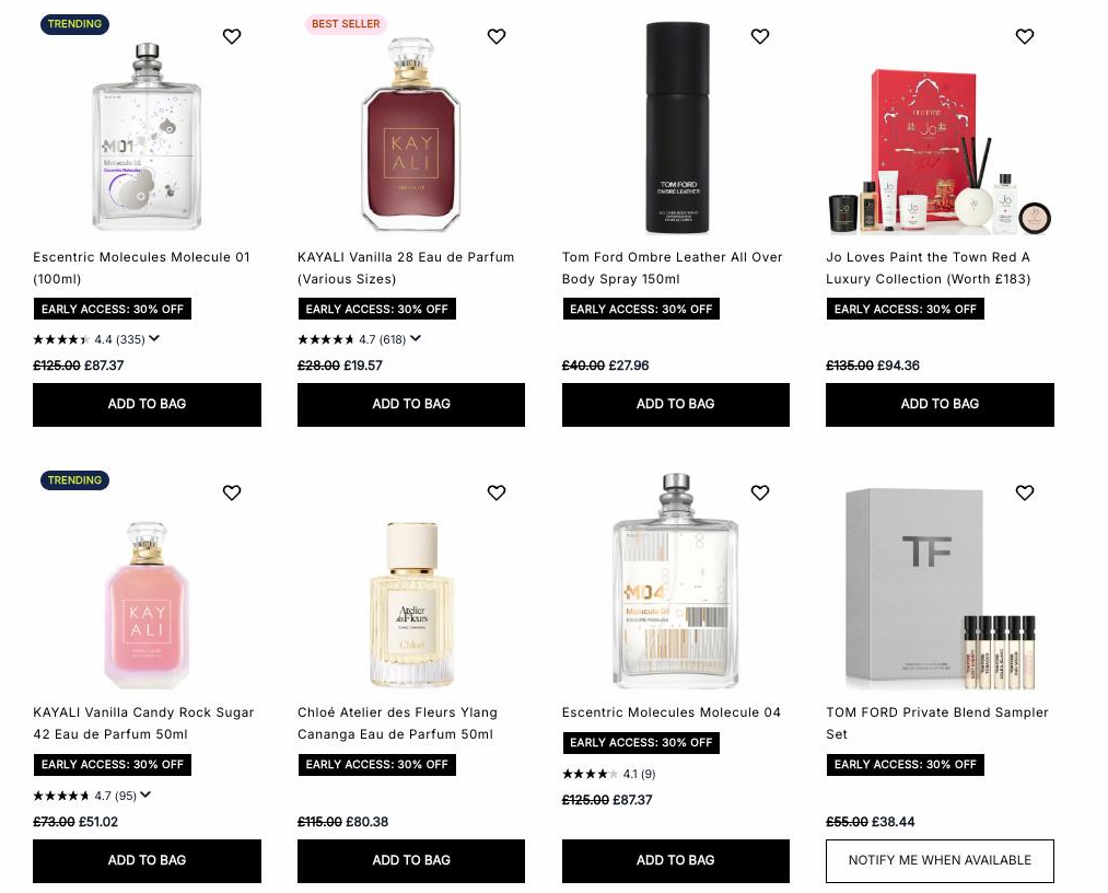 30% off Fragrance at Cult Beauty 30% off Fragrance at Cult Beauty