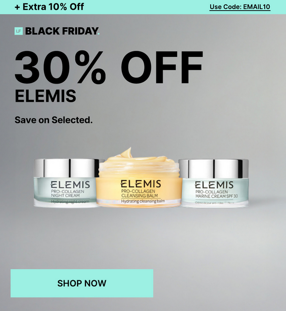 30% off Elemis at Lookfantastic