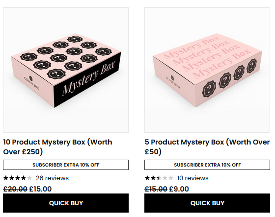 Black Friday at Glossybox Black Friday at Glossybox