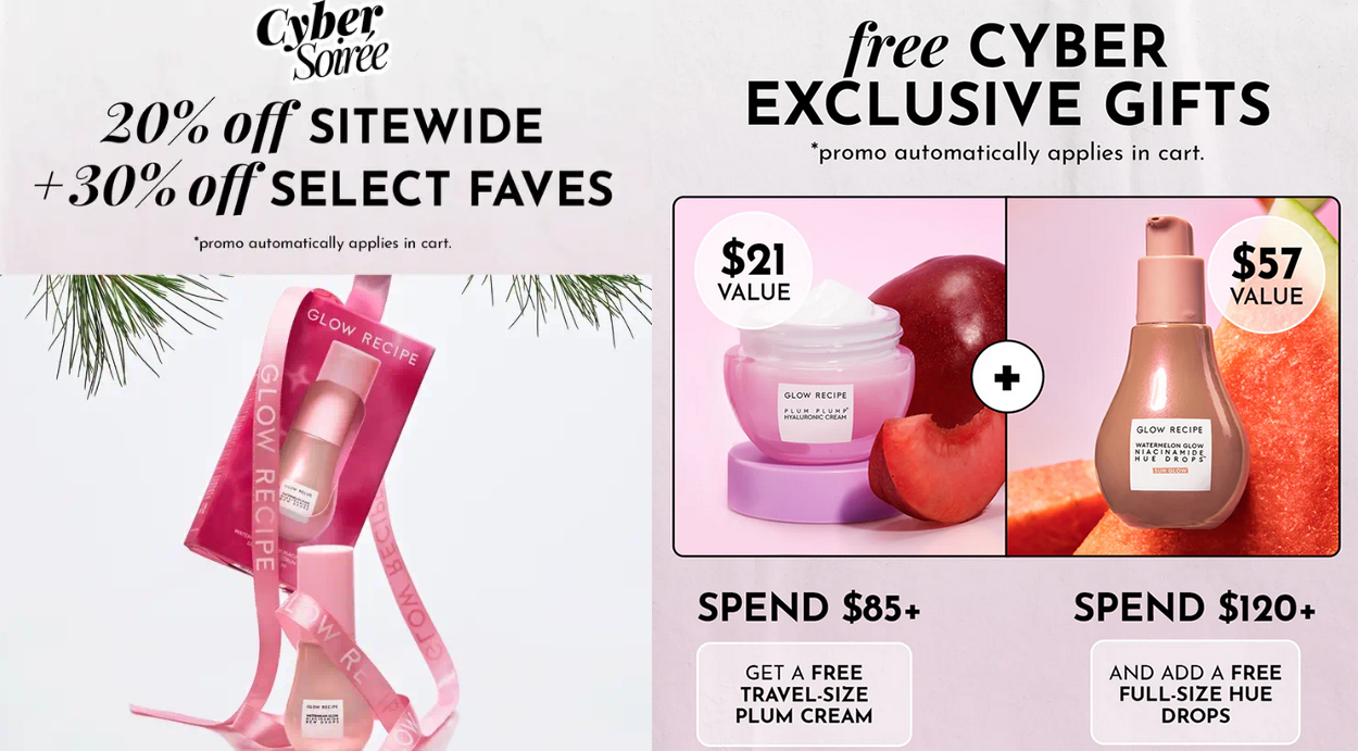 Black Friday at Glow Recipe Black Friday at Glow Recipe