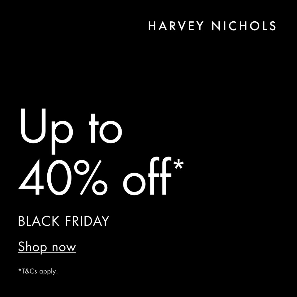Up to 40% off Fashion & up to 30% off Beauty at Harvey Nichols